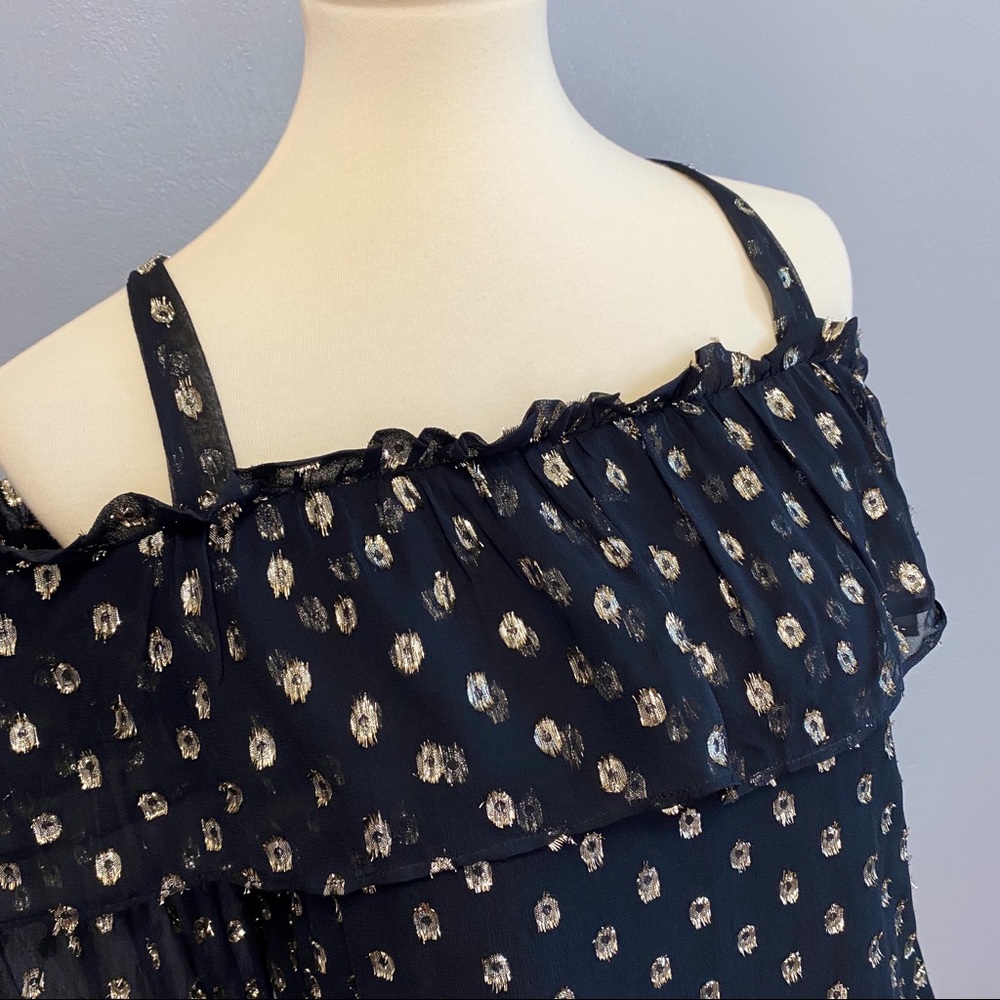 Ann Taylor LOFT Off-The-Shoulder Blouse, M - Picture 4 of 6